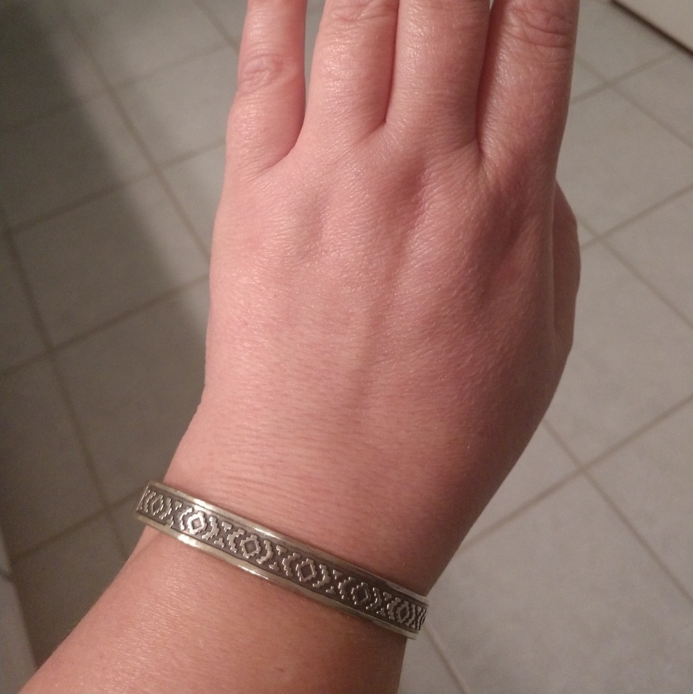 Sterling silver cuff/bangle